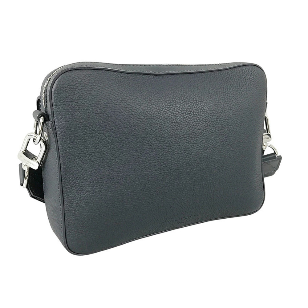 Louis Vuitton Messenger Shoulder Aerogram Fastline Bag Leather Black